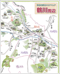鶴川イラストマップ